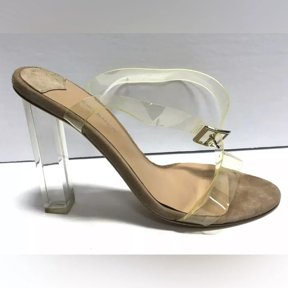 Tony Bianco Women’s Kiki, Strappy Sandals-Vinyl/Blush, Size 8.5M.